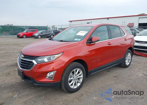 2020 Chevrolet Equinox Awd Lt 1.5L Turbo из США, поврежденный, VIN 2GNAXUEV8L6153689